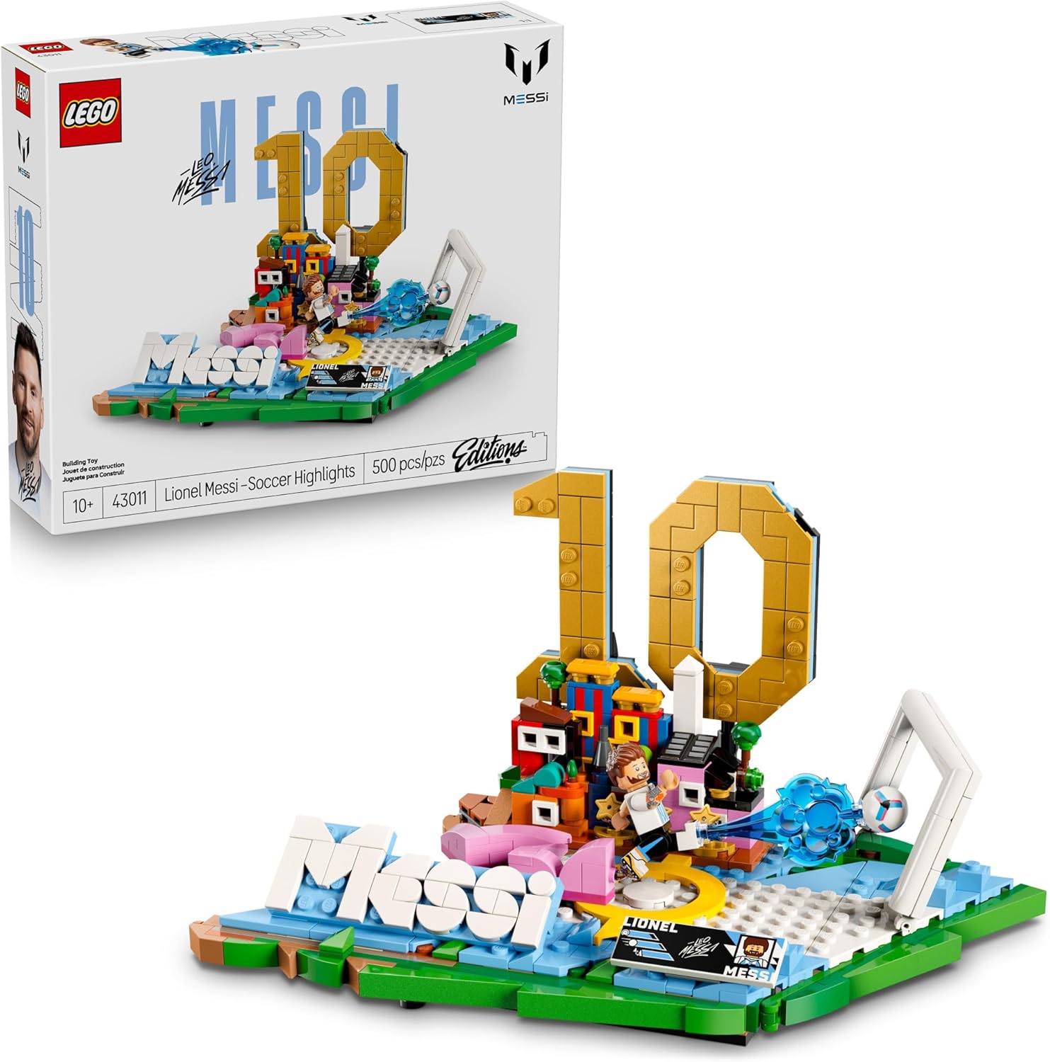 LEGO Editions Lionel Messi Soccer Highlights Set 43011, product image 1