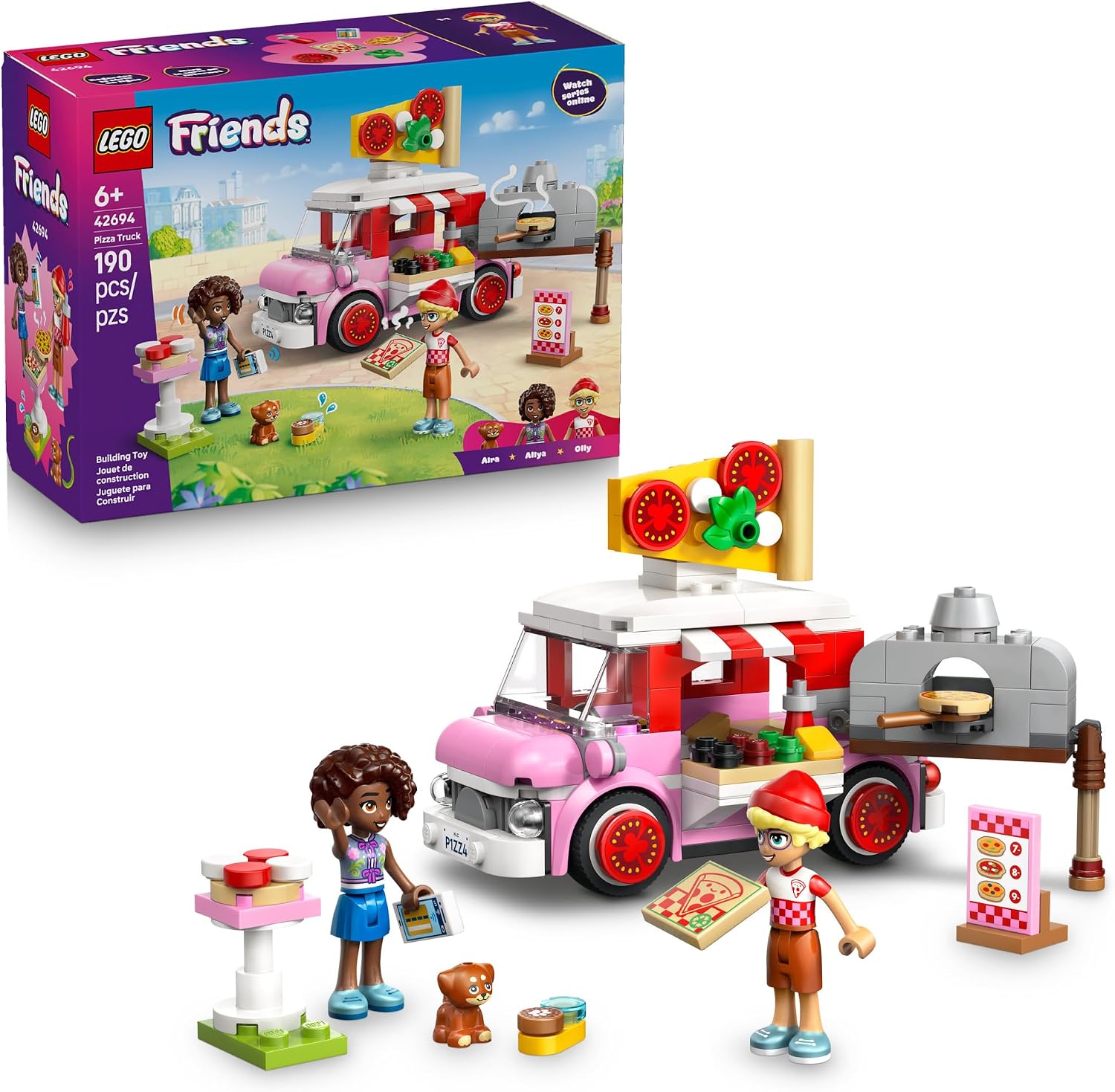 LEGO Friends Pizza Truck Building Set 42694, product image 1