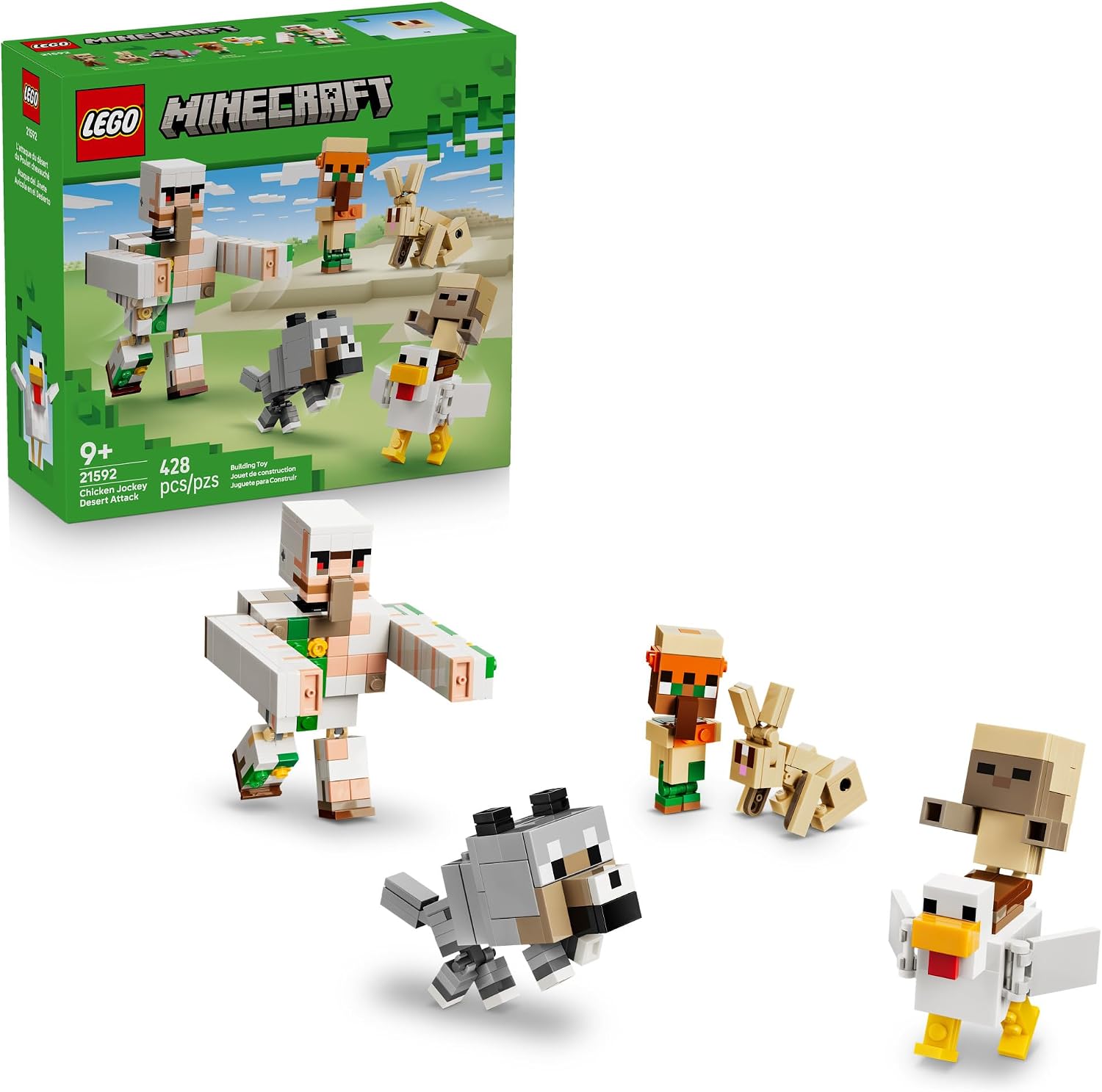 LEGO Minecraft Chicken Jockey Desert Attack 21592, product image 1