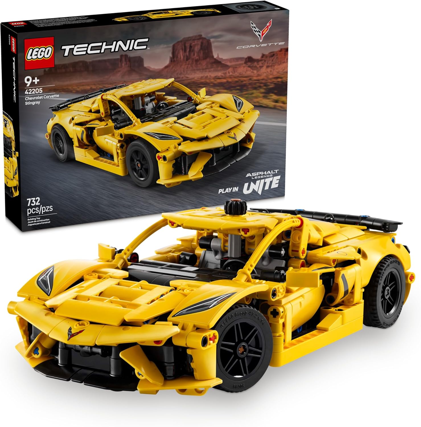 LEGO Technic Chevrolet Corvette Stingray Set 42205, product image 1
