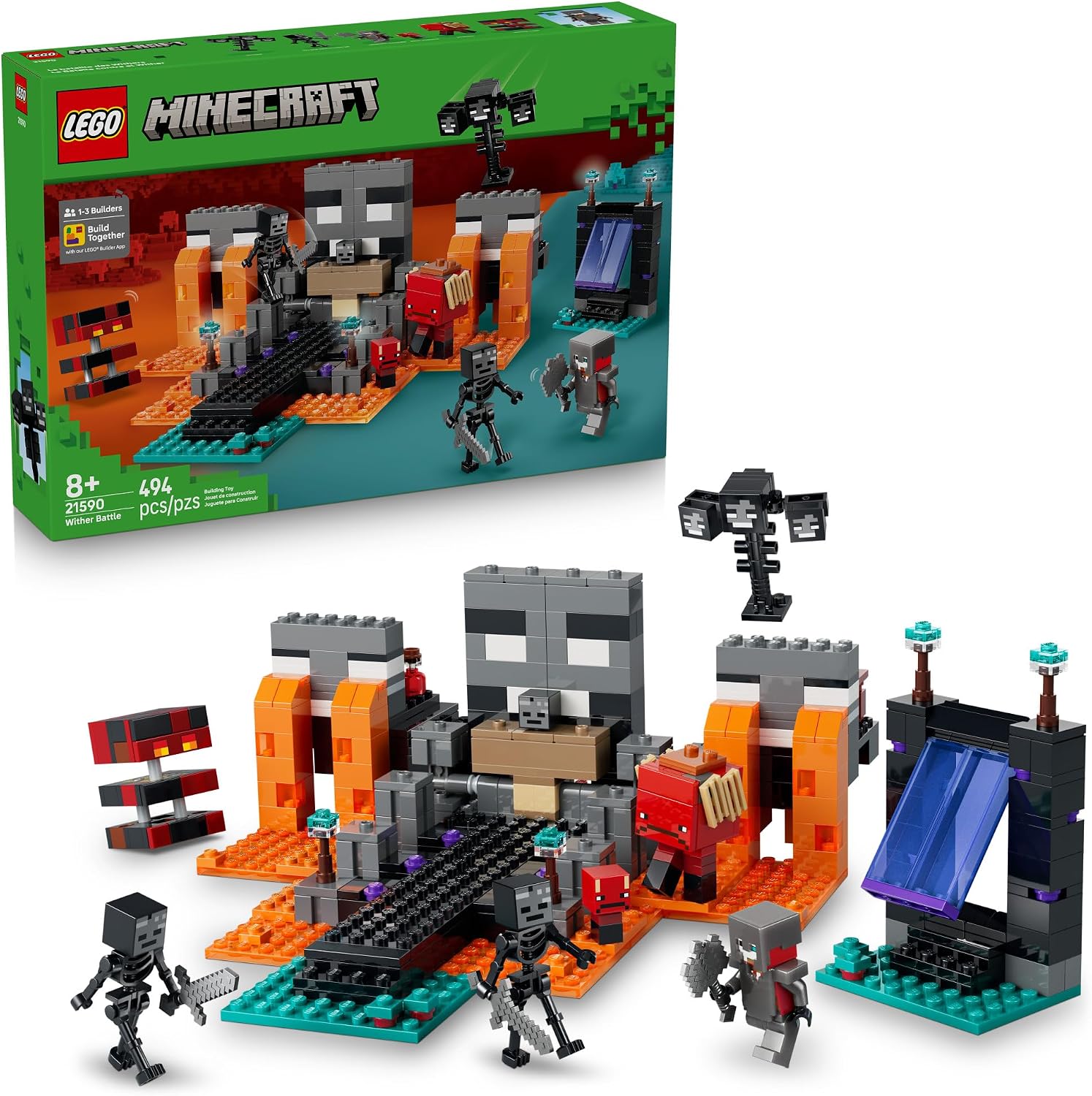 LEGO Minecraft Wither Battle Building Set 21590, product image 1