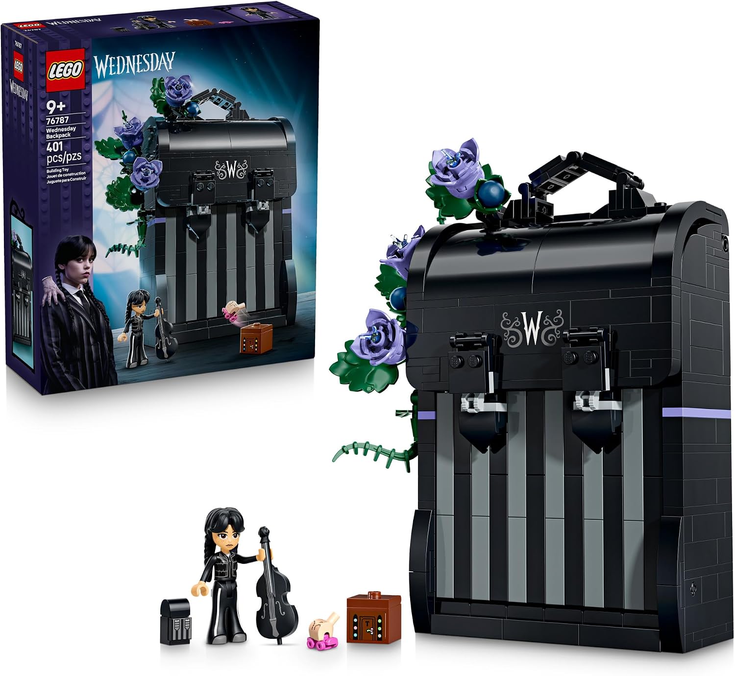 LEGO Wednesday Backpack 76787 Building Set, product image 1