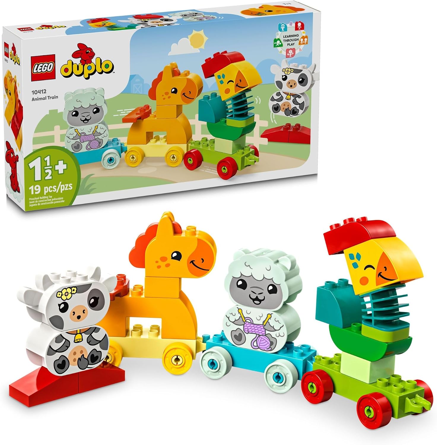 LEGO DUPLO My First Animal Train Set 10412, product image 1