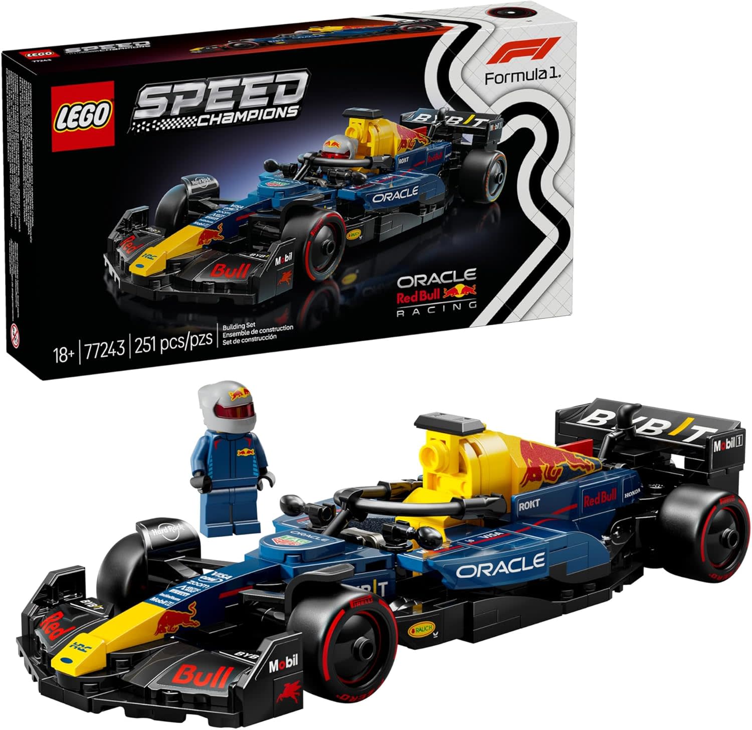 LEGO Speed Champions Red Bull RB20 F1 Race Car 77243