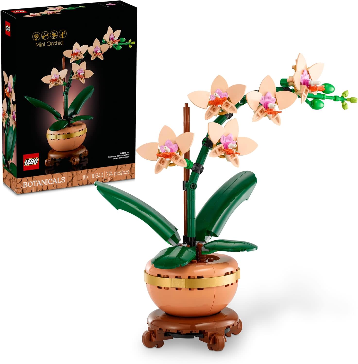 LEGO Botanicals Mini Orchid Building Set 10343