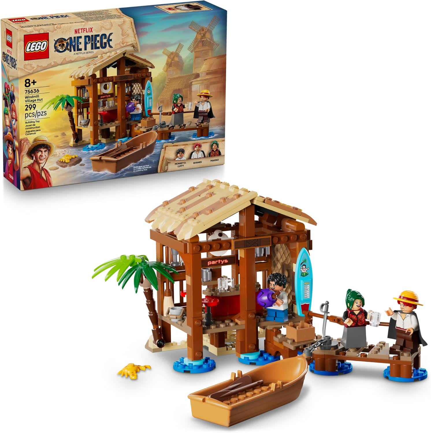 LEGO ONE PIECE Windmill Village Hut Set 75636