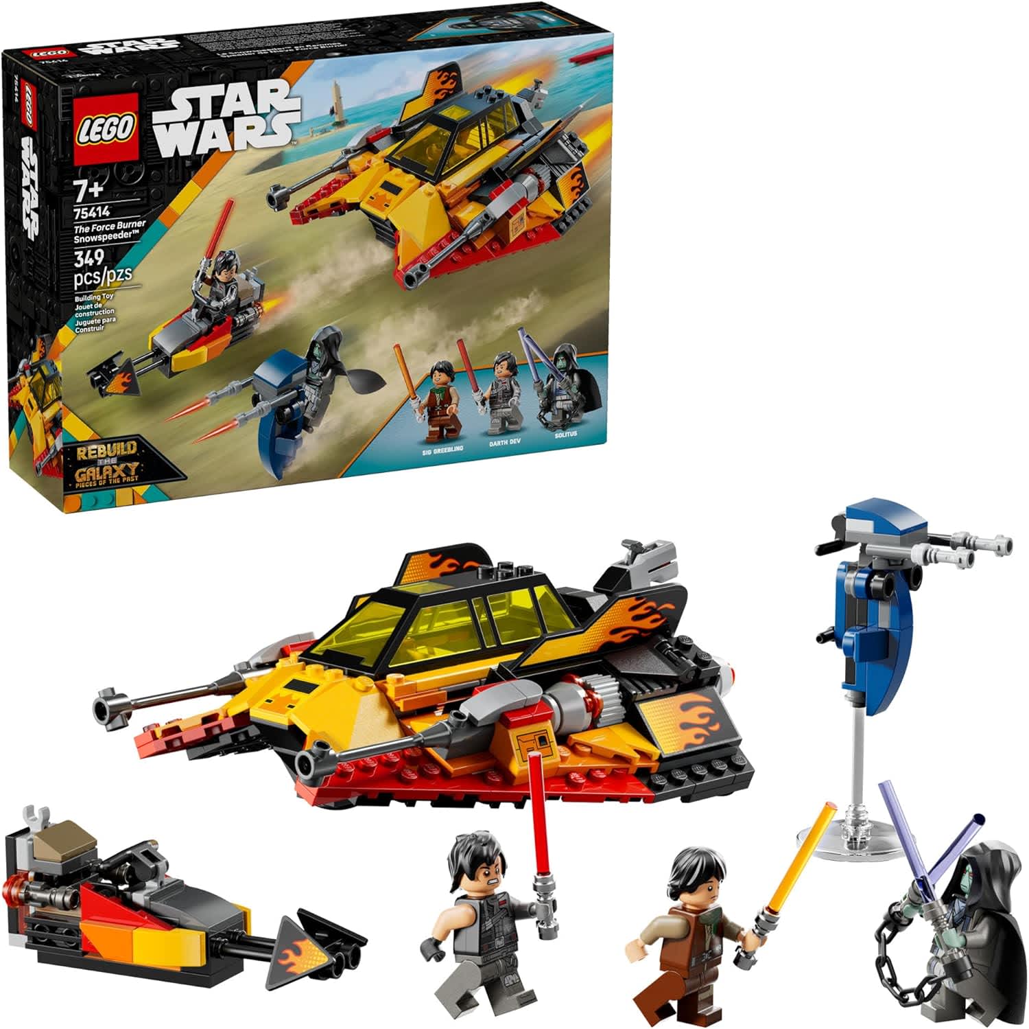 LEGO Star Wars Force Burner Snowspeeder 75414