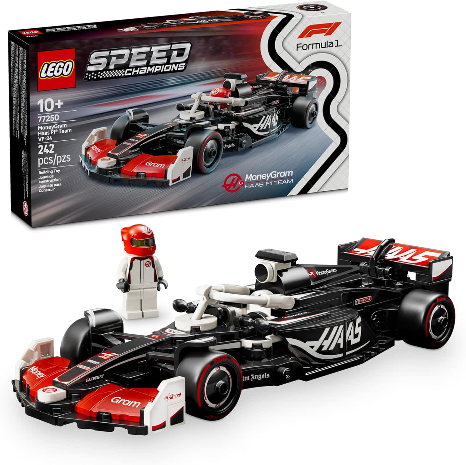 LEGO Speed Champions MoneyGram Haas F1 VF-24 Set 77250