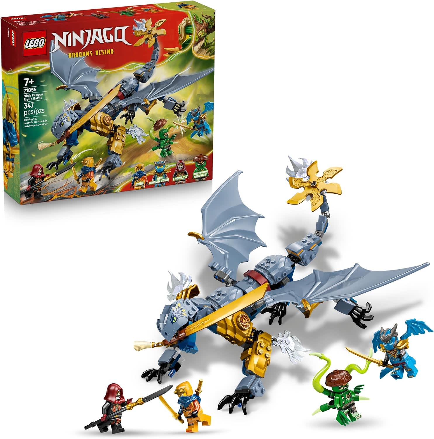 LEGO NINJAGO Ninja Dragon Riyu’s Battle Set 71855