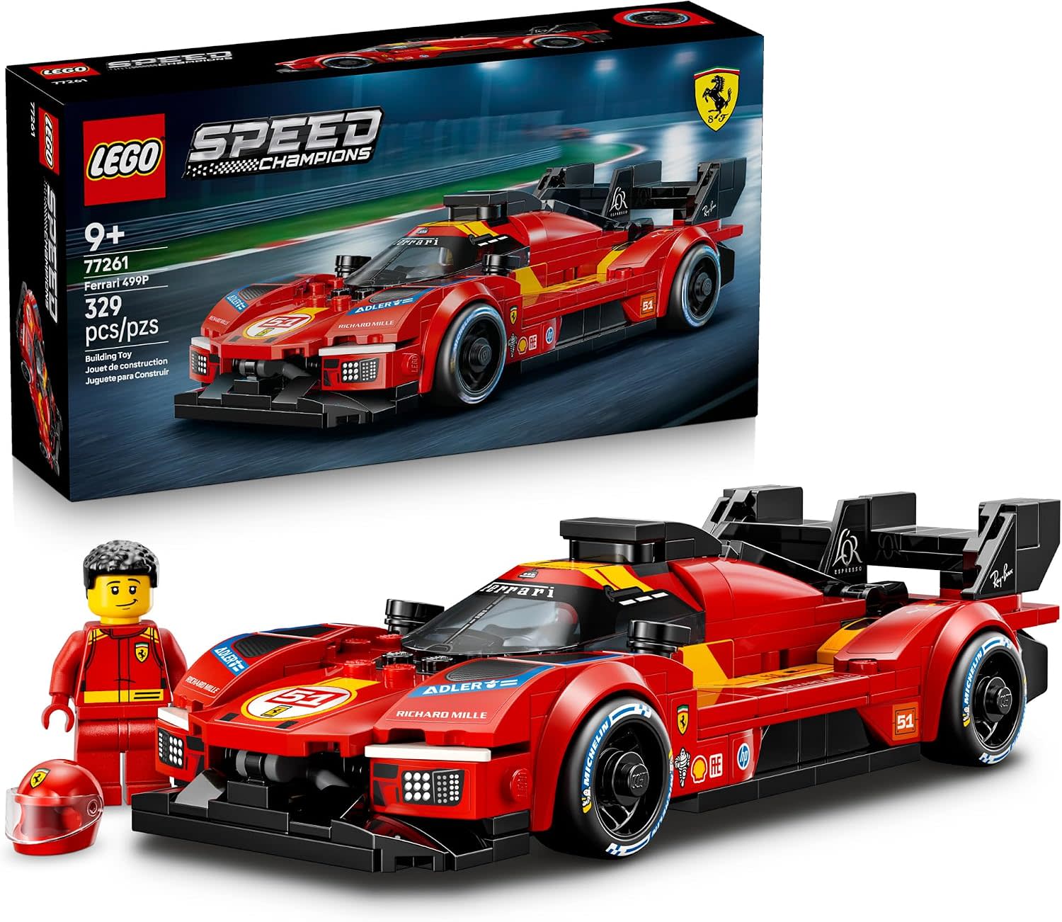 LEGO Speed Champions Ferrari 499P Building Set 77261