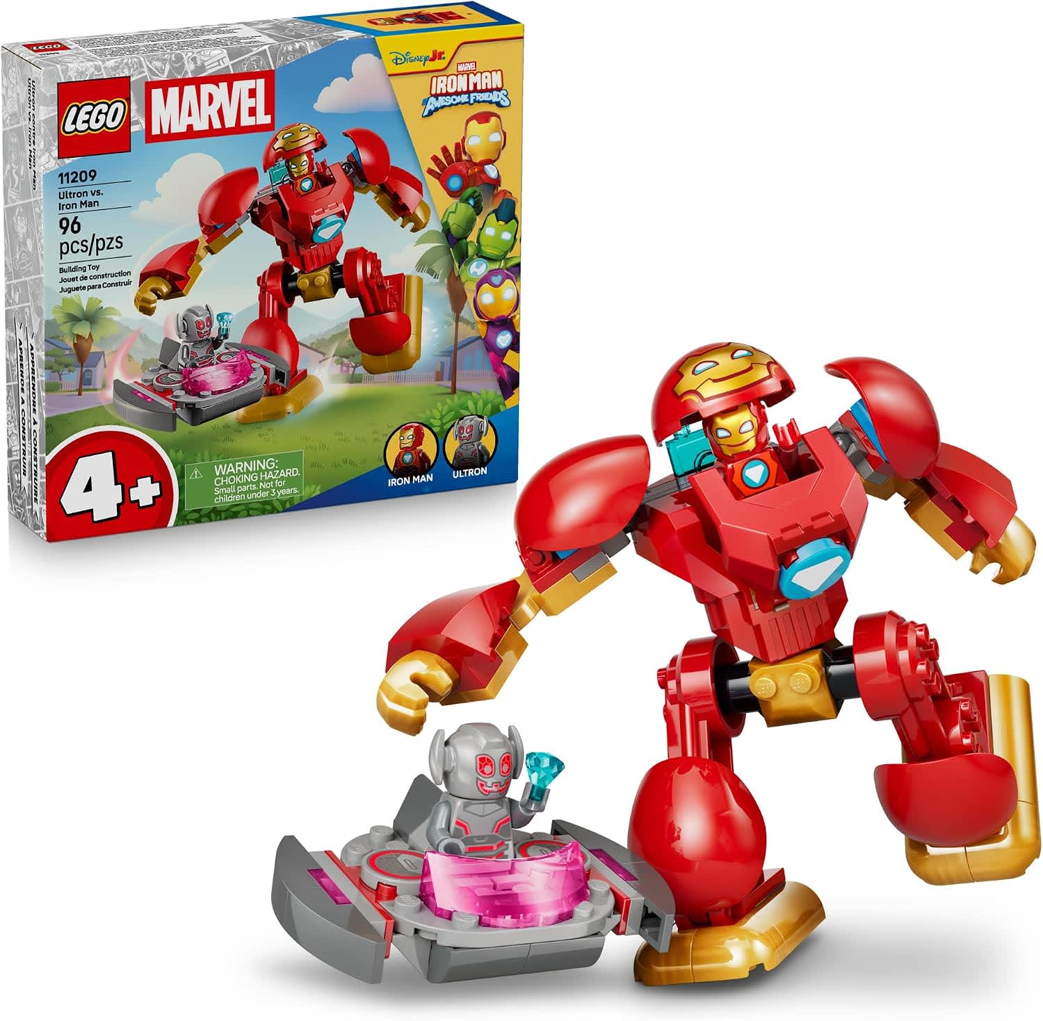 LEGO Marvel Ultron vs. Iron Man Building Set 11209