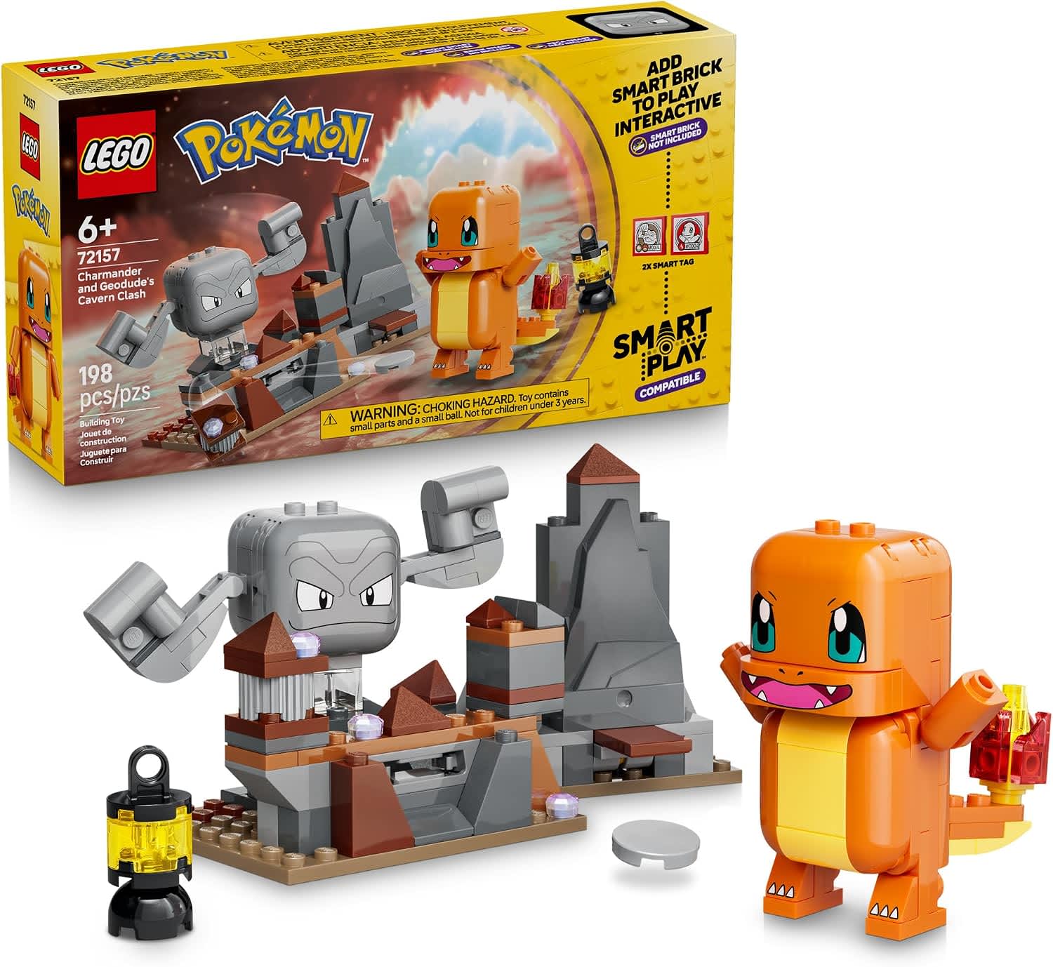 LEGO Pokémon SMART Play Charmander & Geodude Set 72157