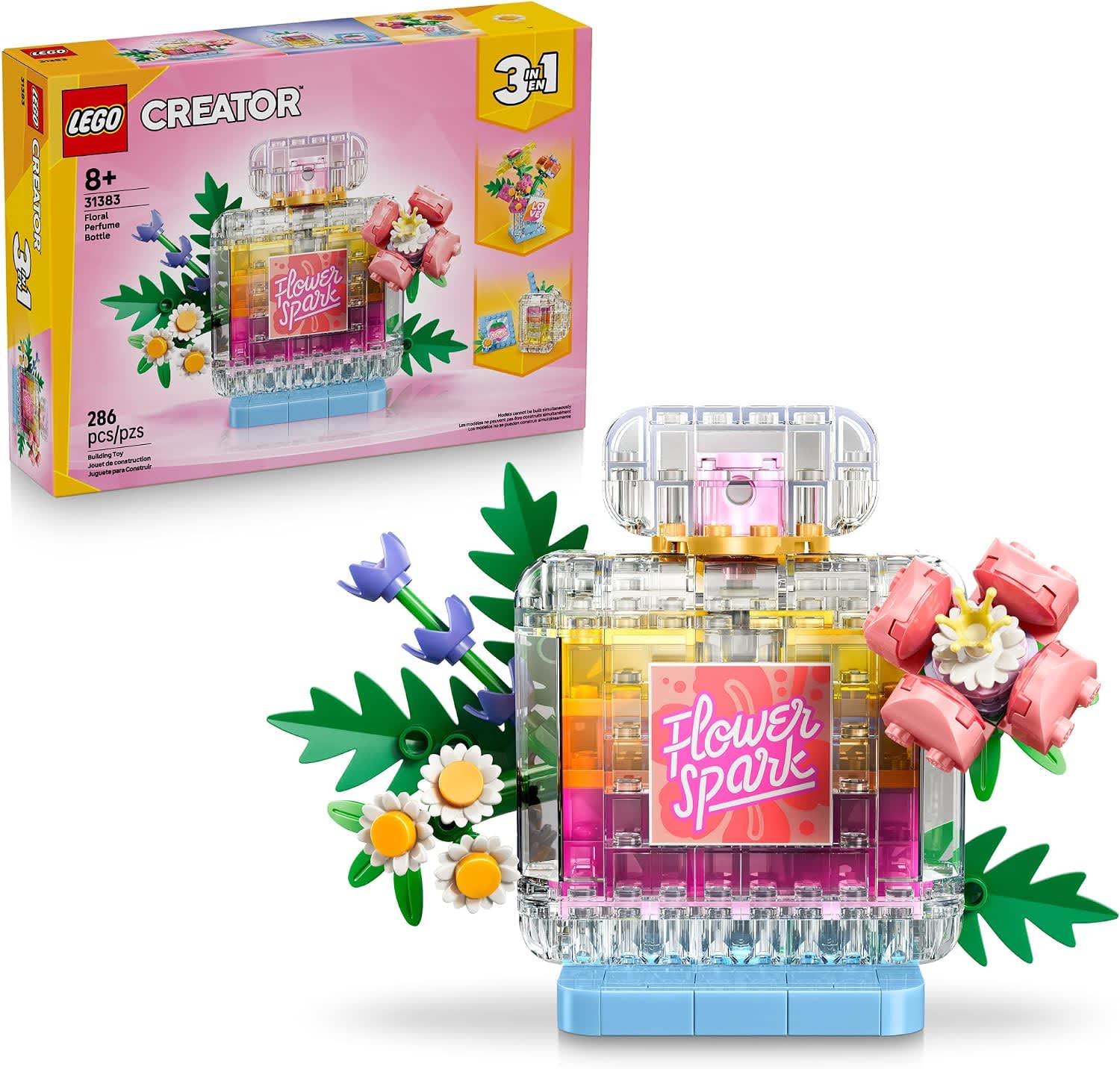 LEGO Creator 3-in-1 Floral Decor Perfume Bottle 31383