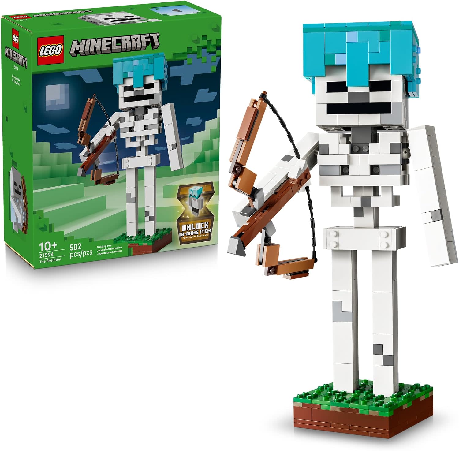 LEGO Minecraft The Skeleton Building Set 21594