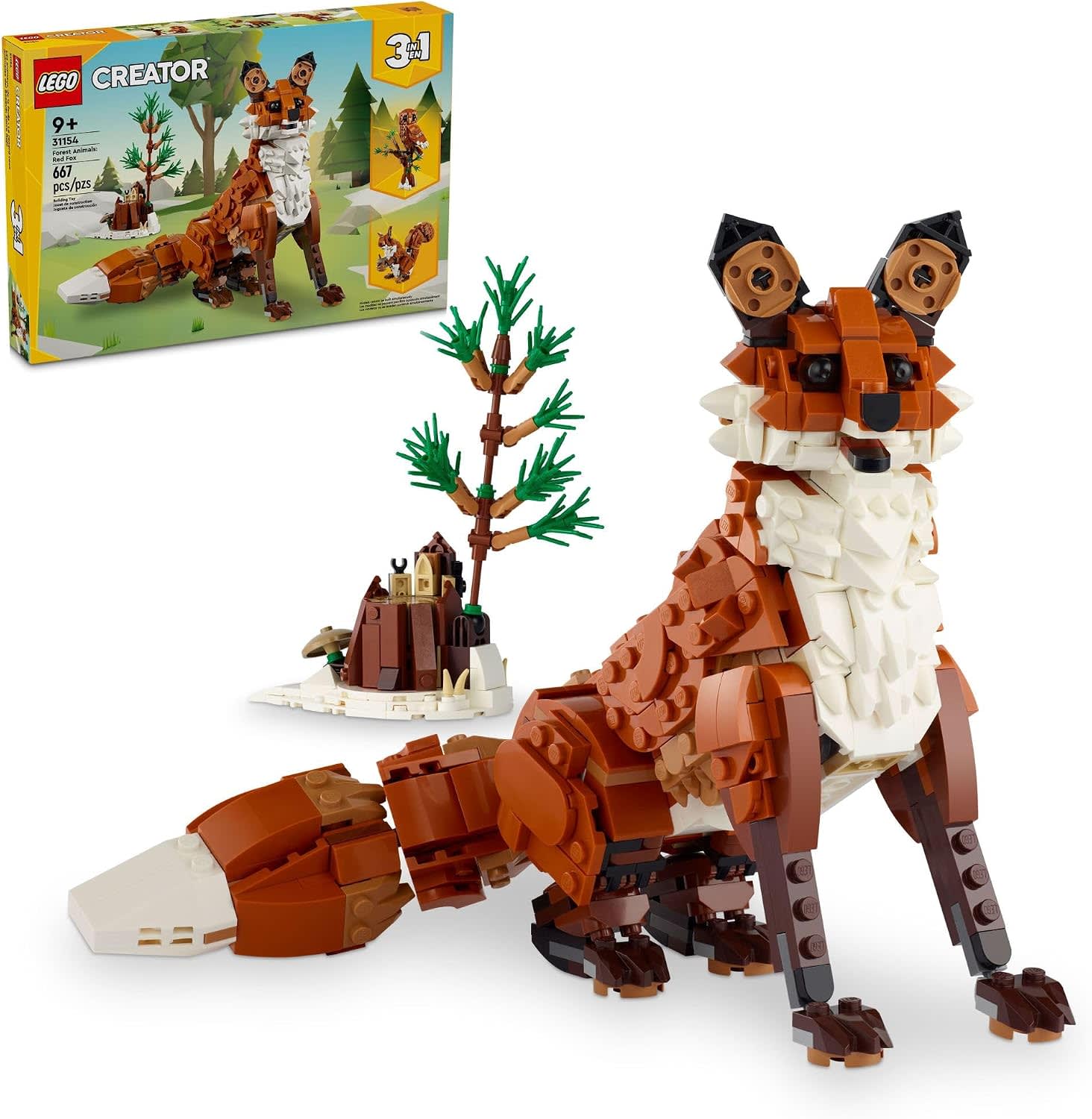 LEGO Creator 3-in-1 Forest Animals Red Fox 31154
