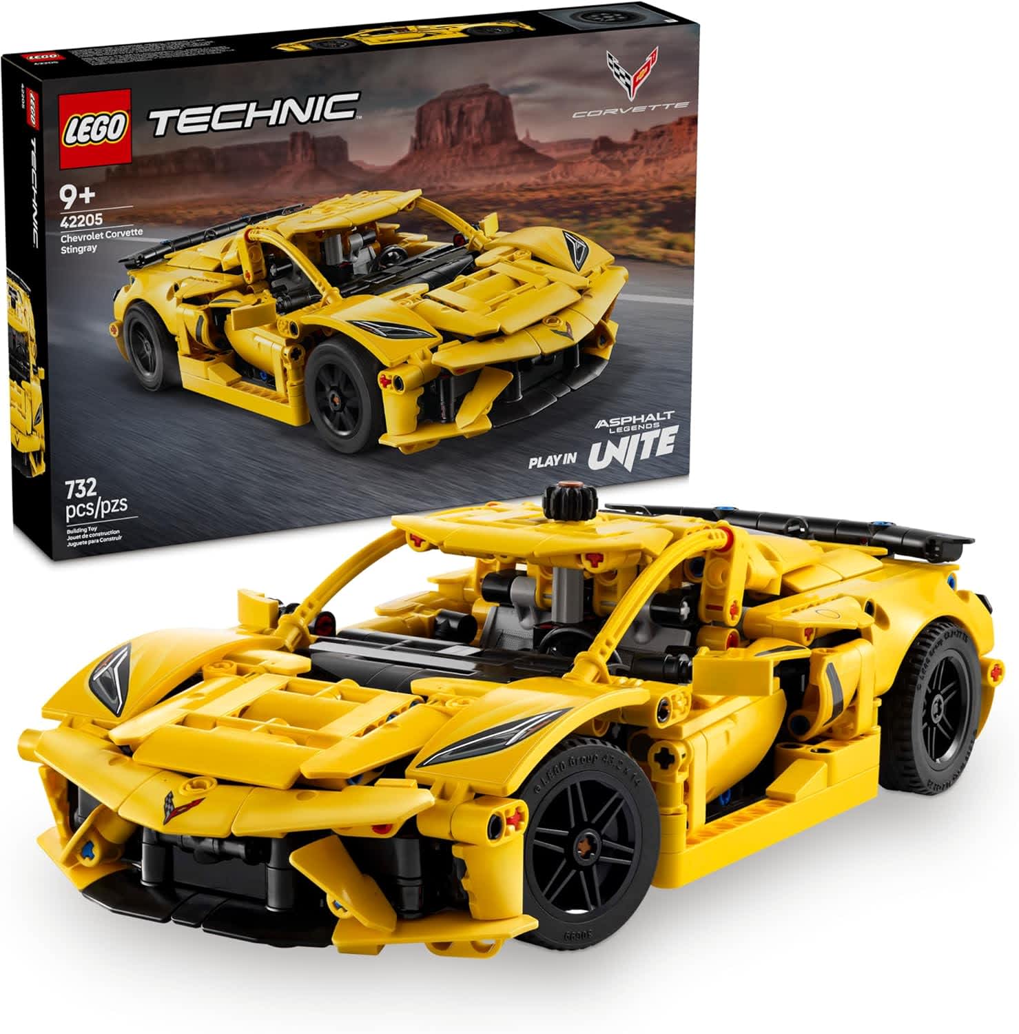 LEGO Technic Chevrolet Corvette Stingray Set 42205