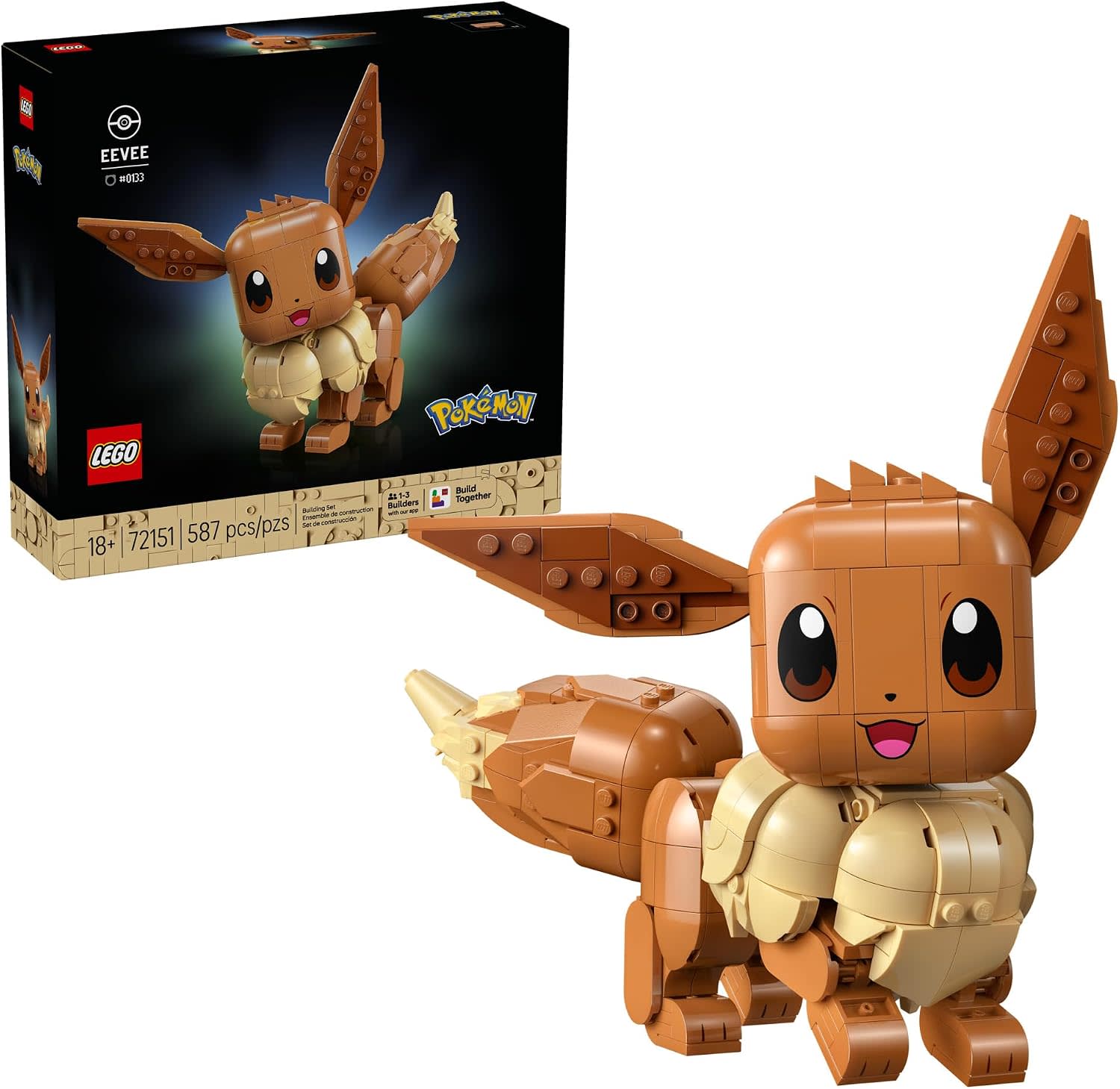 LEGO Pokémon Eevee Building Set 72151