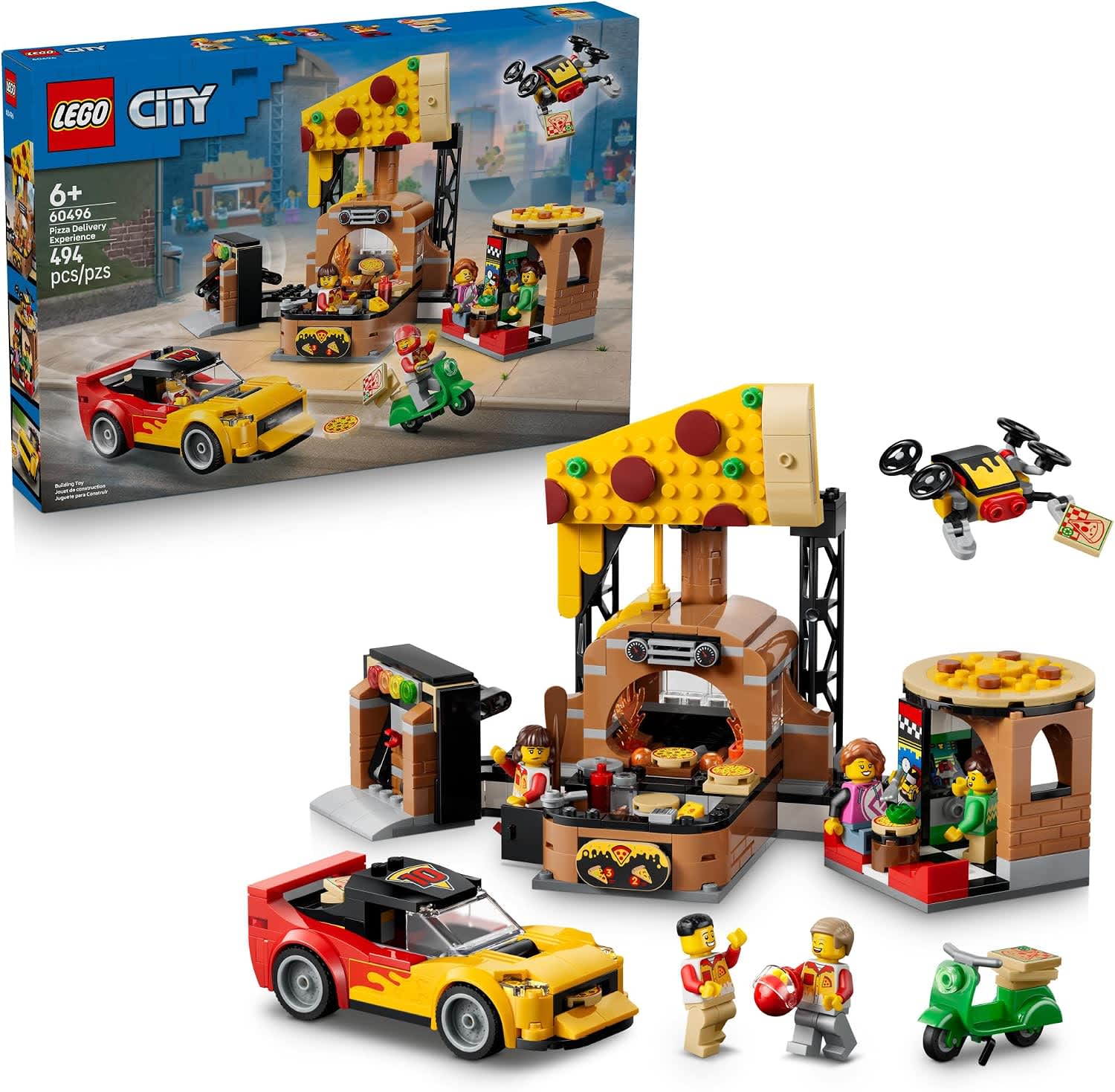 LEGO City Pizza Delivery Experience Set 60496