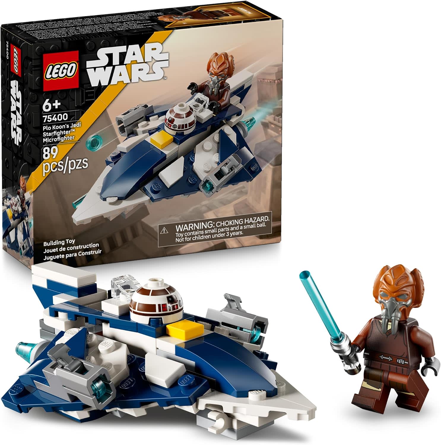 LEGO Star Wars Plo Koon’s Jedi Starfighter Microfighter 75400