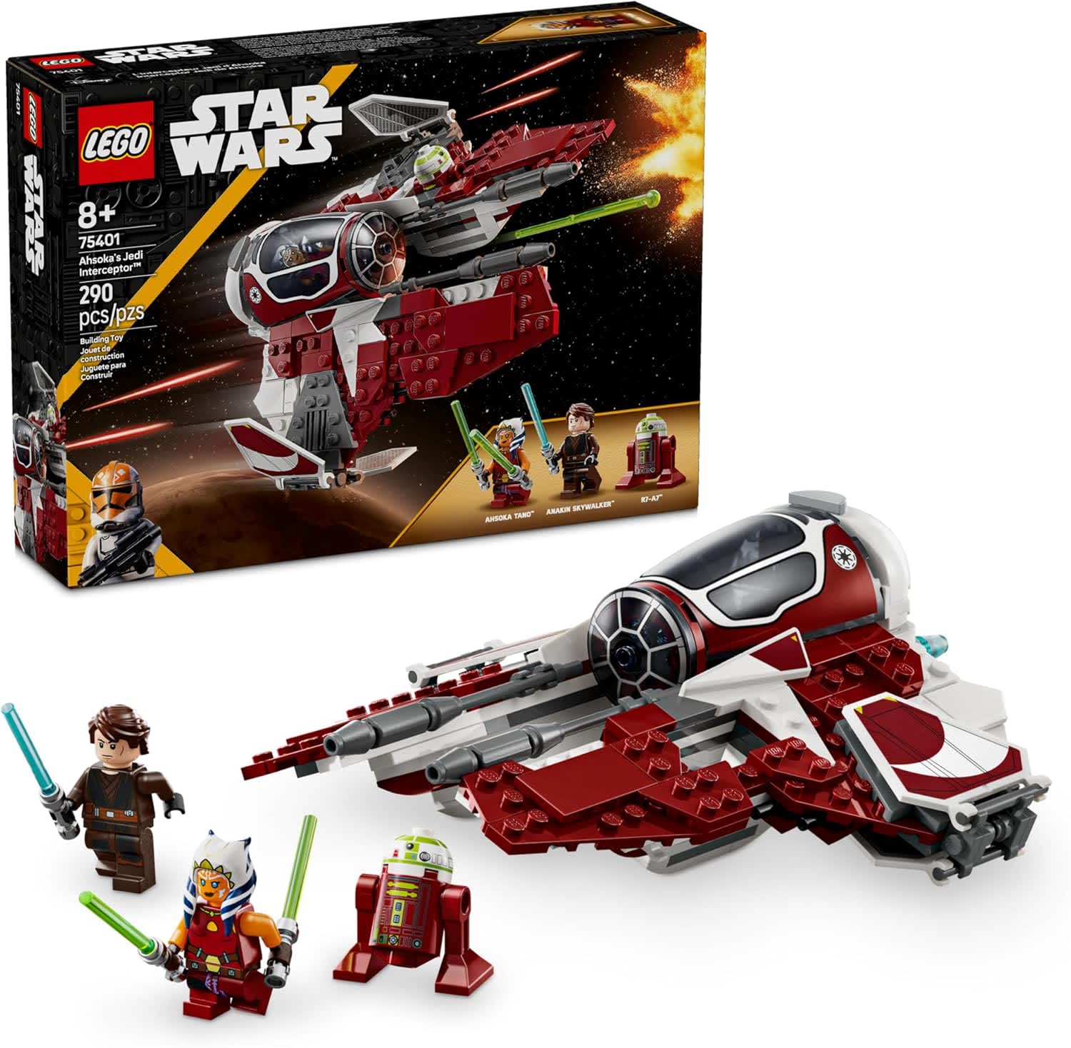 LEGO Star Wars Ahsoka’s Jedi Interceptor Set 75401