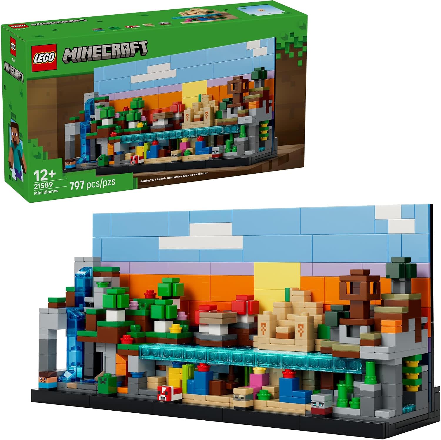 LEGO Minecraft Mini Biomes Building Set 21589