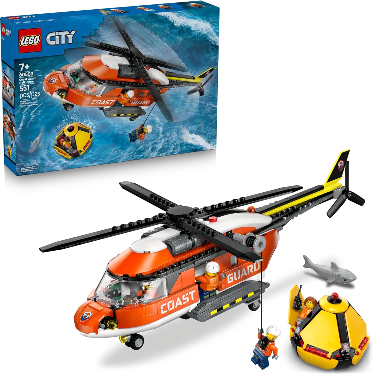 LEGO City Coast Guard Helicopter Building Set 60503
