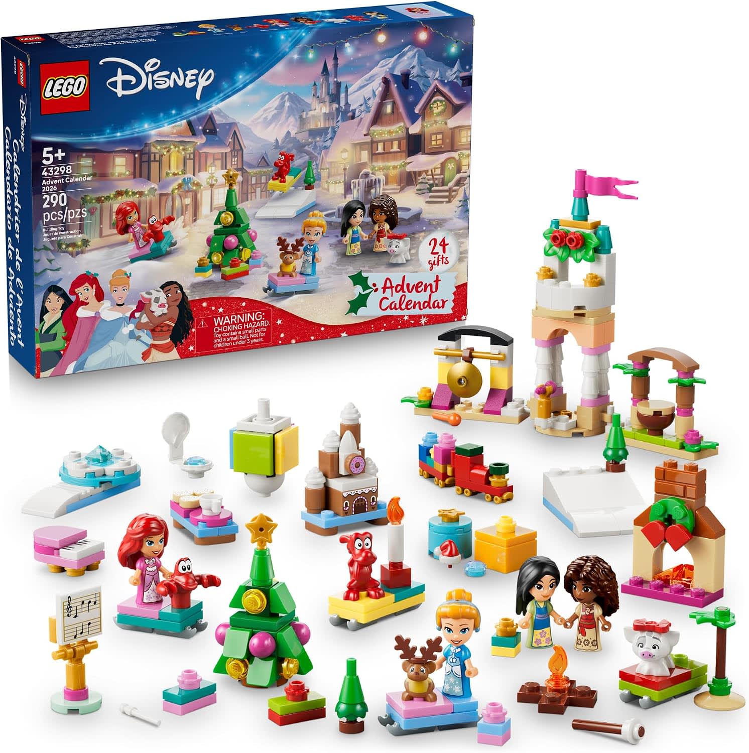 LEGO Disney Princess Advent Calendar 2026 Building Set 43298