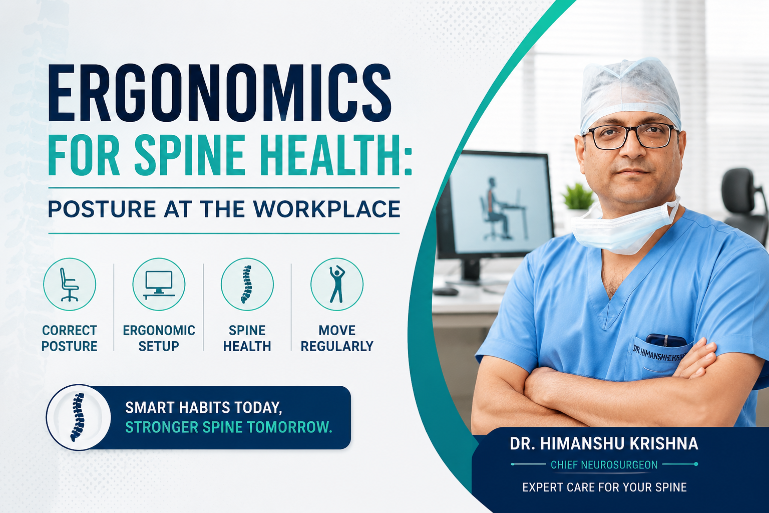 Ergonomics for Spine Health: Posture at the Workplace