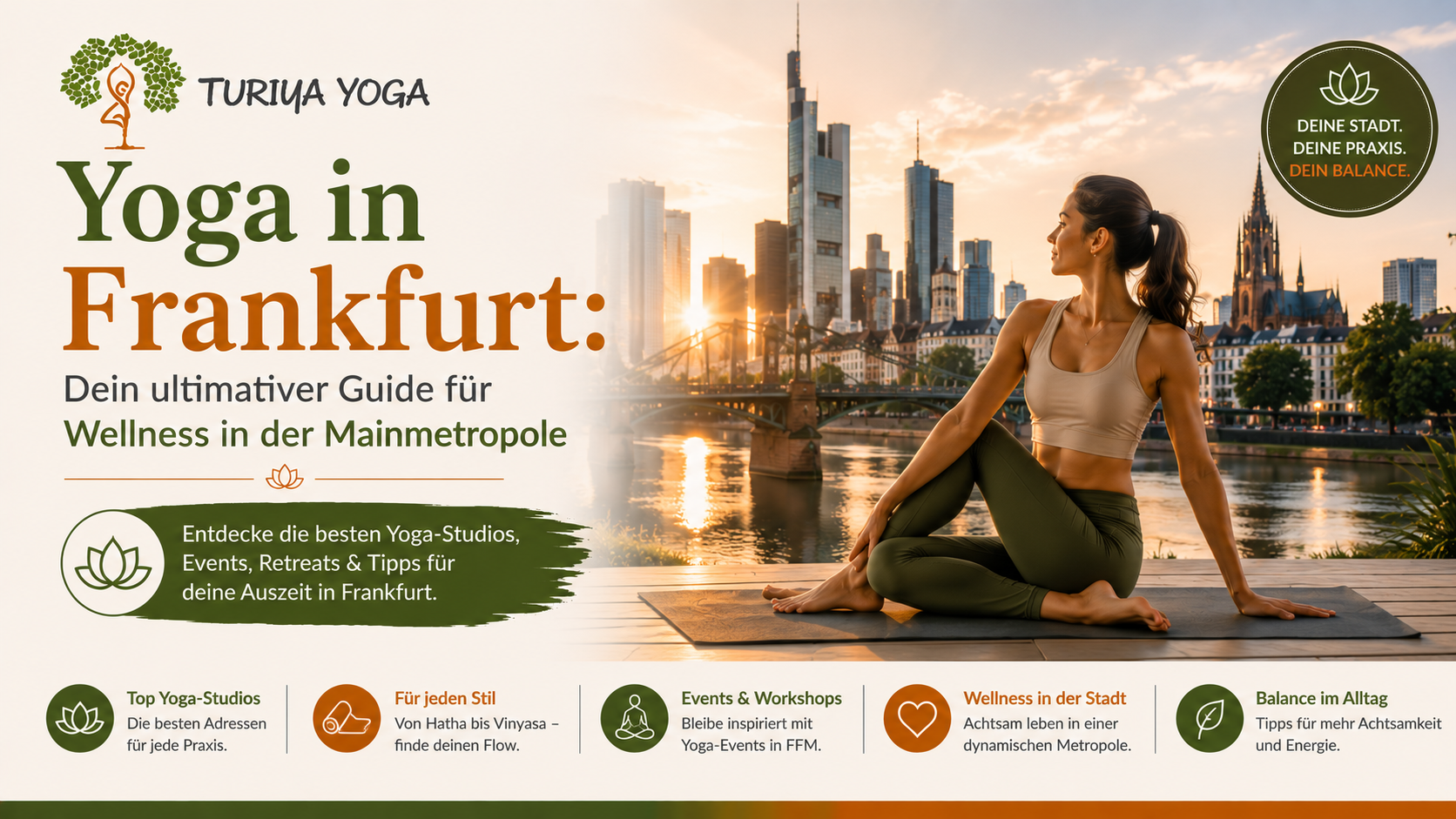 Yoga in Frankfurt: Dein ultimativer Guide für Wellness in der Mainmetropole