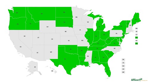 map of Mushroom - Turkey Tail distribution in North America