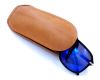 Soft leather glasses case