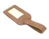 Palm fiber luggage tag