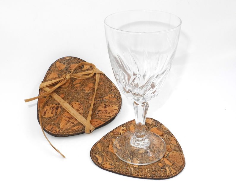Dobbeltsidet Coasters (Pakke med 4 stk.)