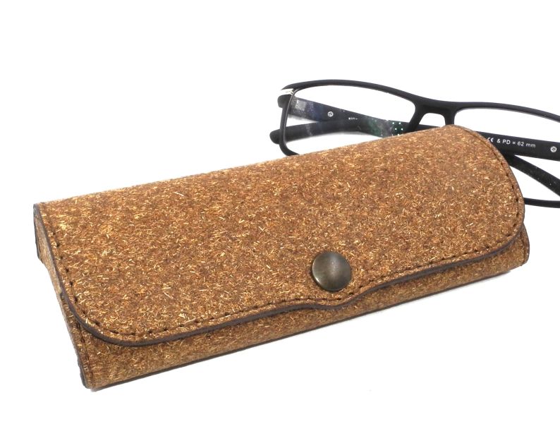 Hard palm fibers glasses case