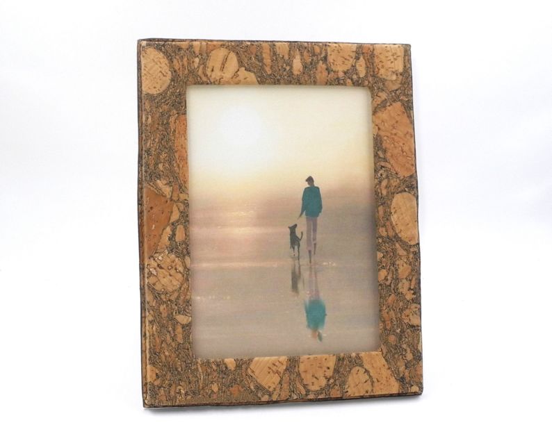 Cork photo frame