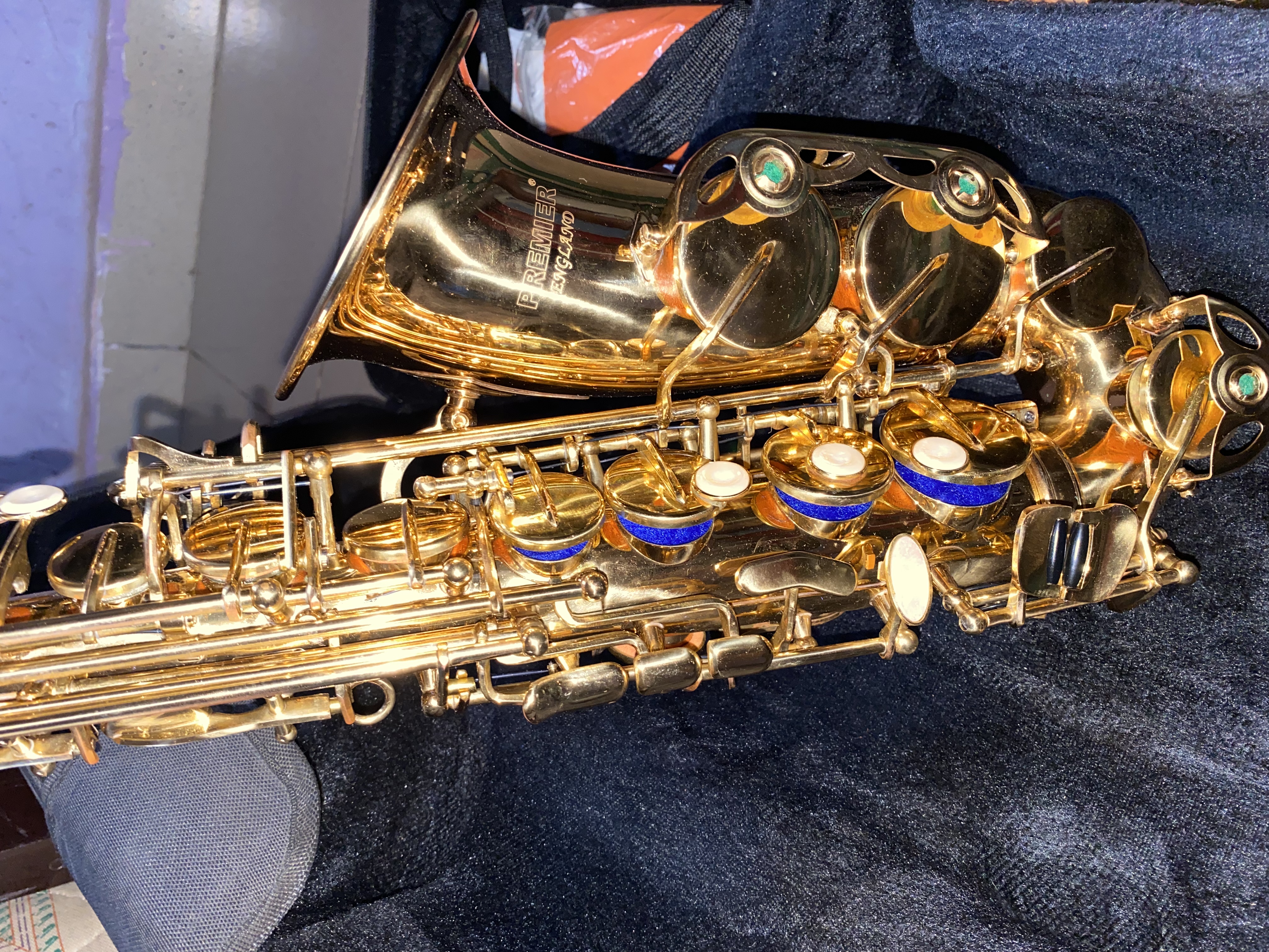 Premier England Alto Saxophone - Gold