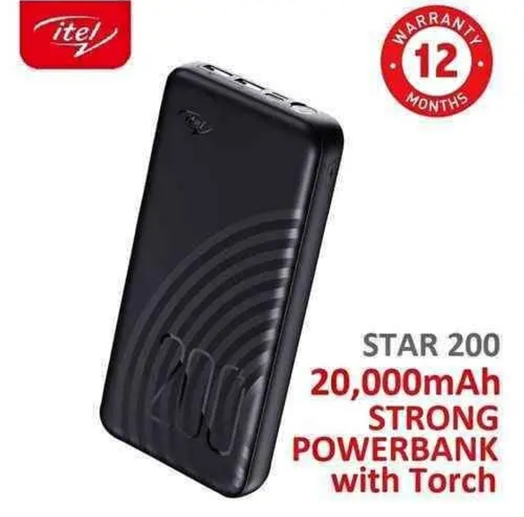 Itel 20,000MAH Dual Input&Output Power Bank – K-ULTRA