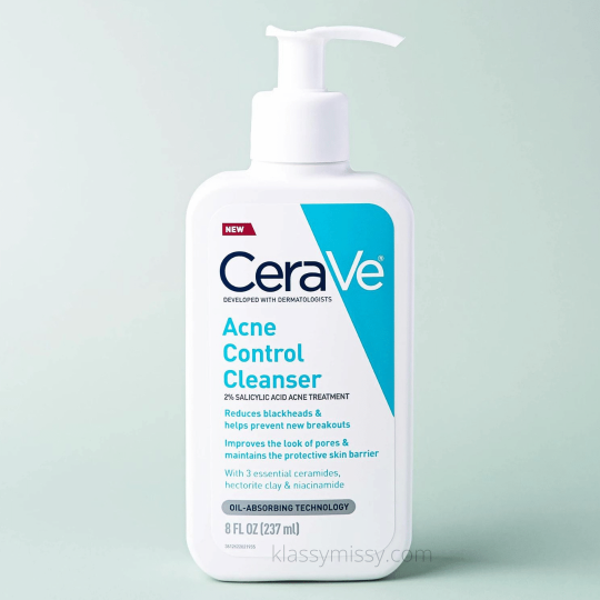 CeraVe Acne Control Cleanser with Salicylic Acid - 237ml