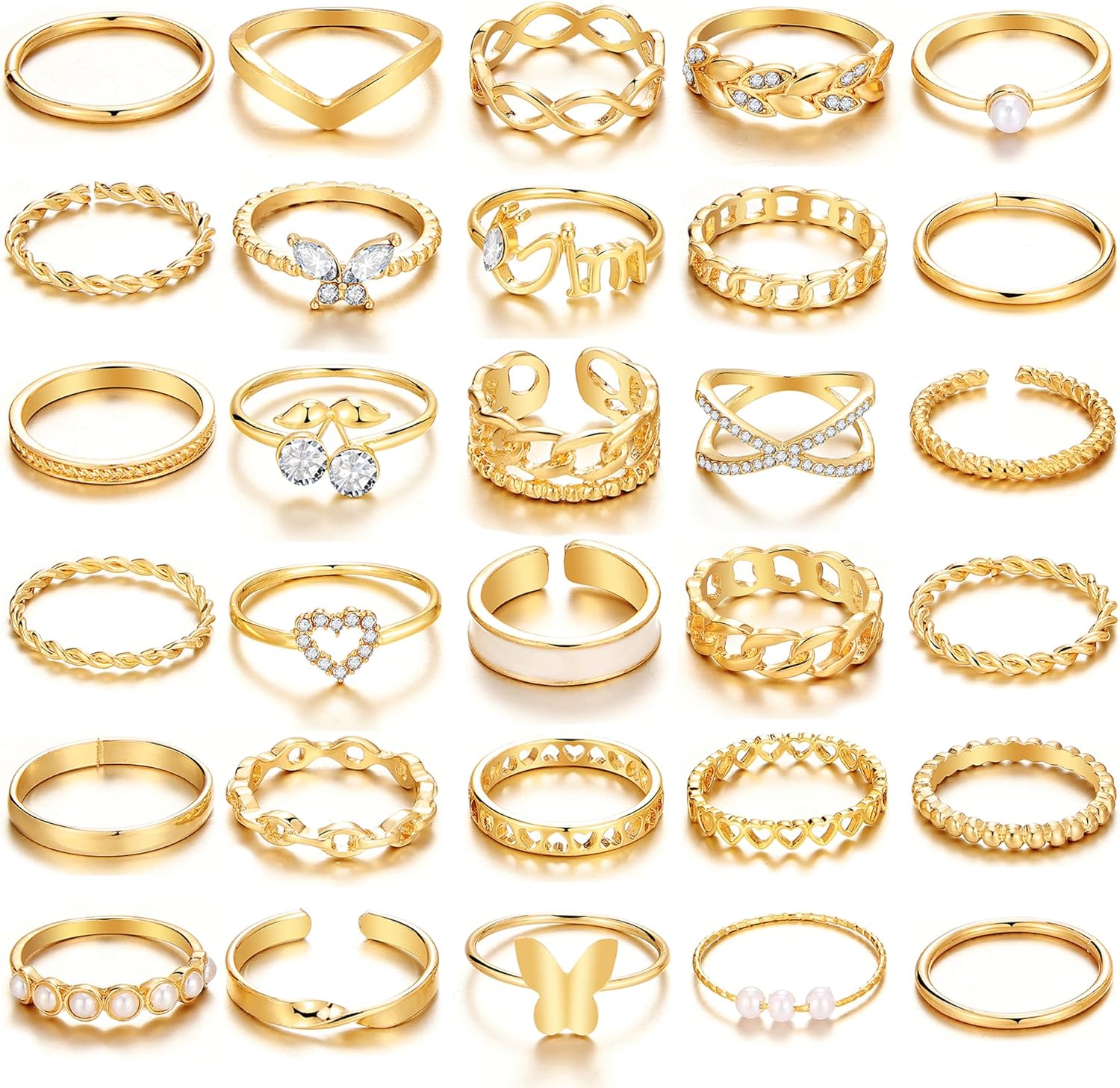 30pcs Vintage Gold Knuckle Rings | Free Online Marketplace to Buy ...