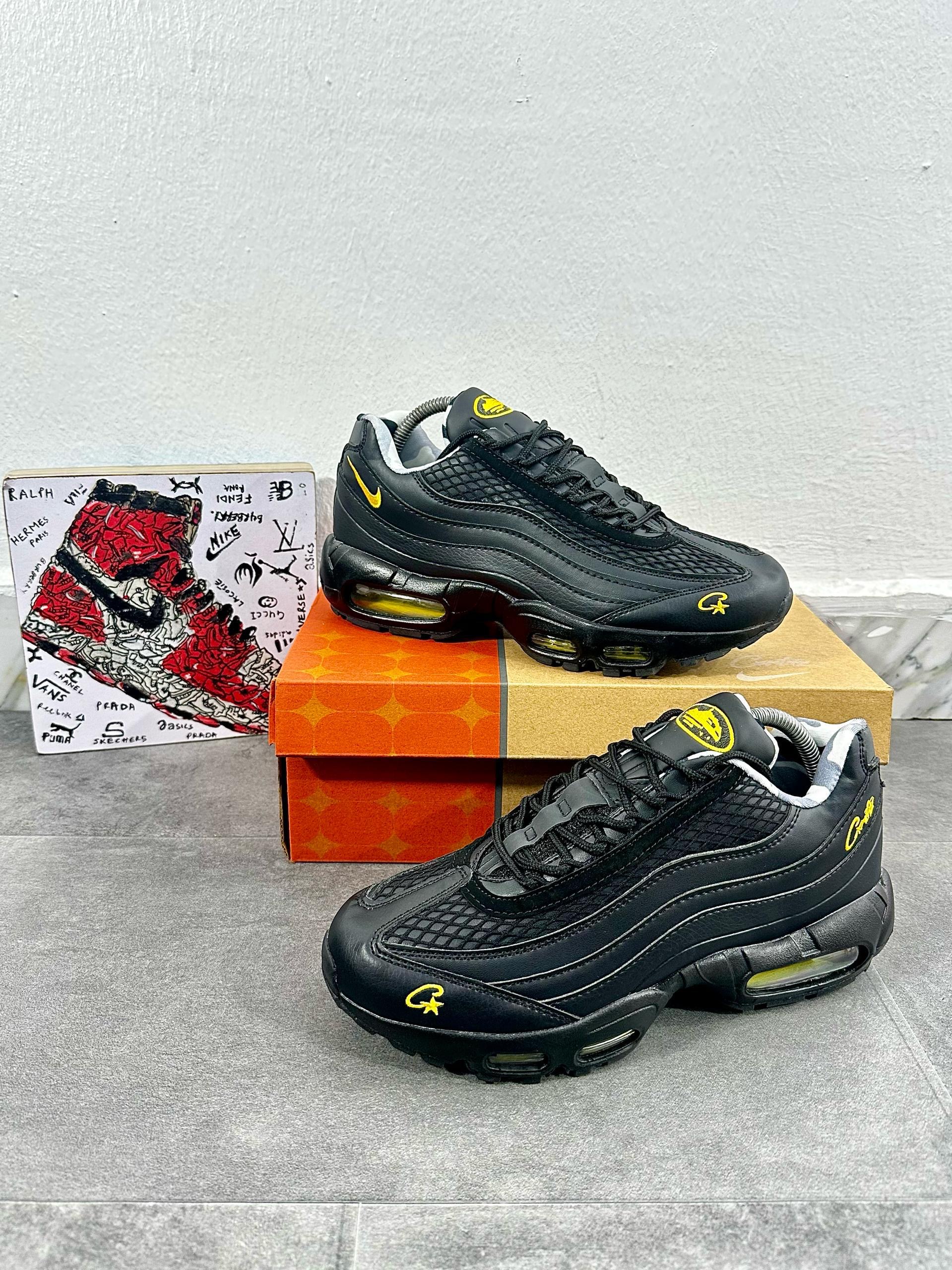 Corteiz Tour Yellow Nike Air Max Yellow And Black Nike Air