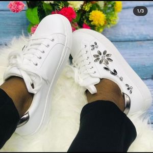 White footwear 