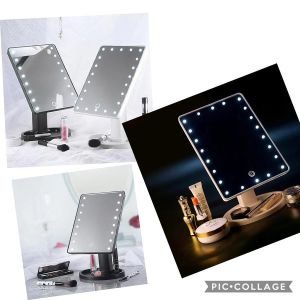 Portable table mirror