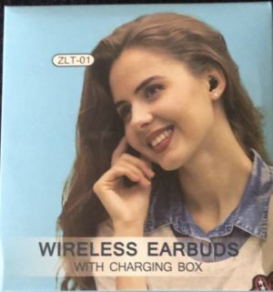 Zlt 01 tws wireless earbud with charging box