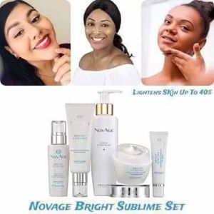 Novage bright sublime skin care set