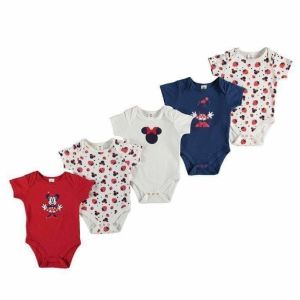 5pack minnie mouse baby bodysuit