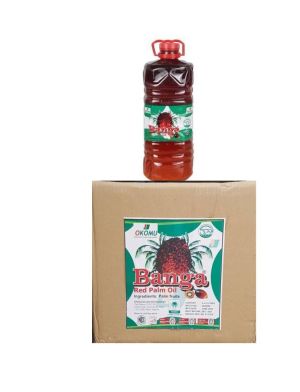 Okomu banga palm oil 4 litres carton