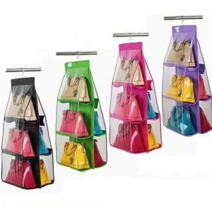 Transparent bag hanger 