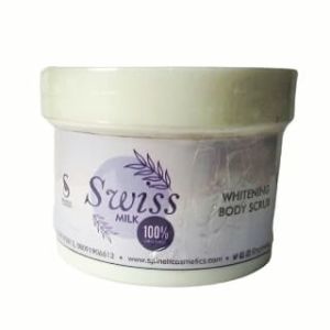 Swiss milk whitening body scrub