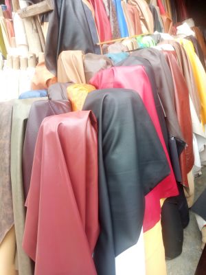 Upholstery leather for house, chairs.