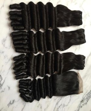 Double drawn fumi deep luxury hair bundles/ wigs